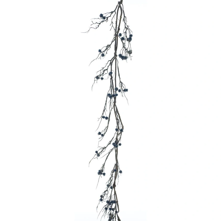 Kunst Guirlande Blueberry Blauw - 170 cm