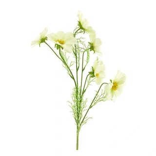 Kunstbloem Cosmos Bibi Crème - 77 cm