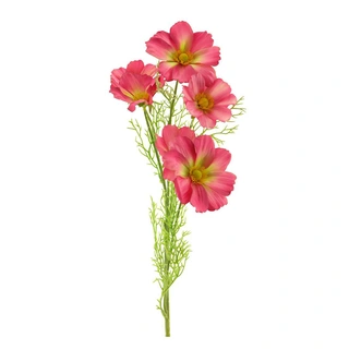Kunstbloem Cosmos Bibi Roze - 77 cm