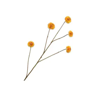 Kunstbloem Dahlia Geel - 90 cm