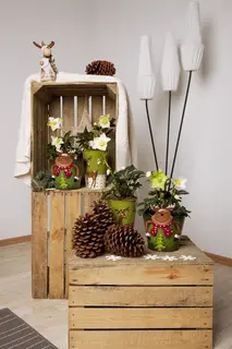 Kunstbloem Helleborus Groen - 100 cm - afbeelding 2