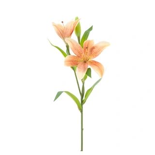 Kunstbloem Lilium Jakarta Peach - 53 cm