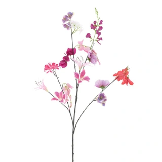 Kunstbloem Mixed Flower Roze - 119 cm