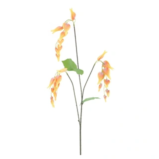 Kunstbloem Zinnia Dicentra Spray Geel - 96 cm