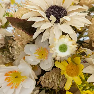 Kunstbloemen Boeket Voorjaar - Geel - afbeelding 3