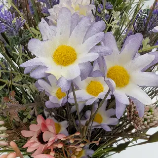 Kunstbloemen Boeket Voorjaar - Lila - afbeelding 3