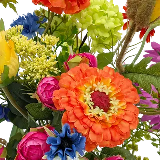 Kunstbloemen Veldboeket Klein - Multicolor - afbeelding 3