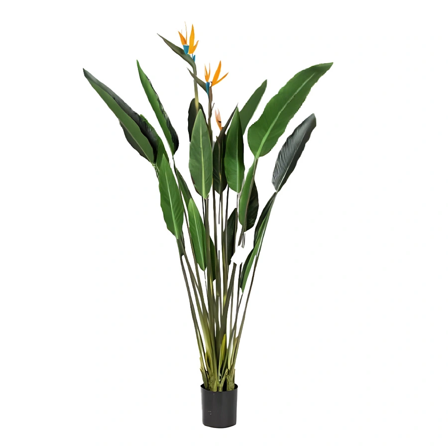 Kunstplant Strelitzia met Bloem - 150 cm