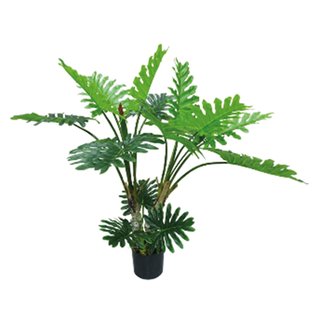 Kunstplant Philodendron 3-Stam - 120 cm