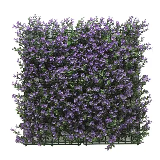 Kunstplanten Mat 50x50 cm - Buxus Paars - afbeelding 1
