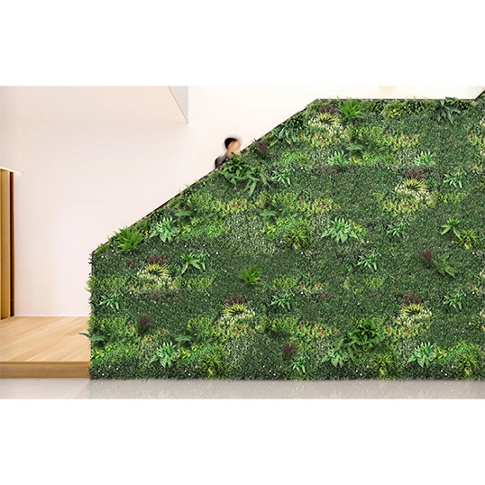 Kunsthaag Mat 100x100 cm - Bonte Grassen - afbeelding 2