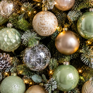 Kunststof kerstballen