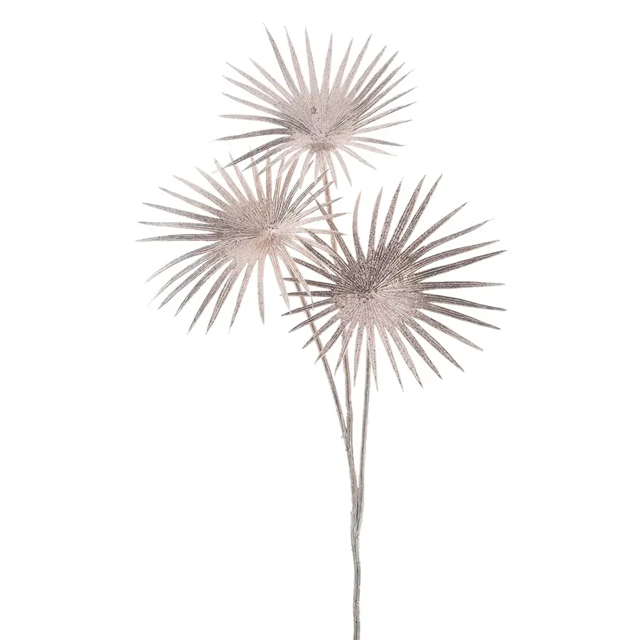 Kunsttak Fountain palm spray metallic copper 74 cm