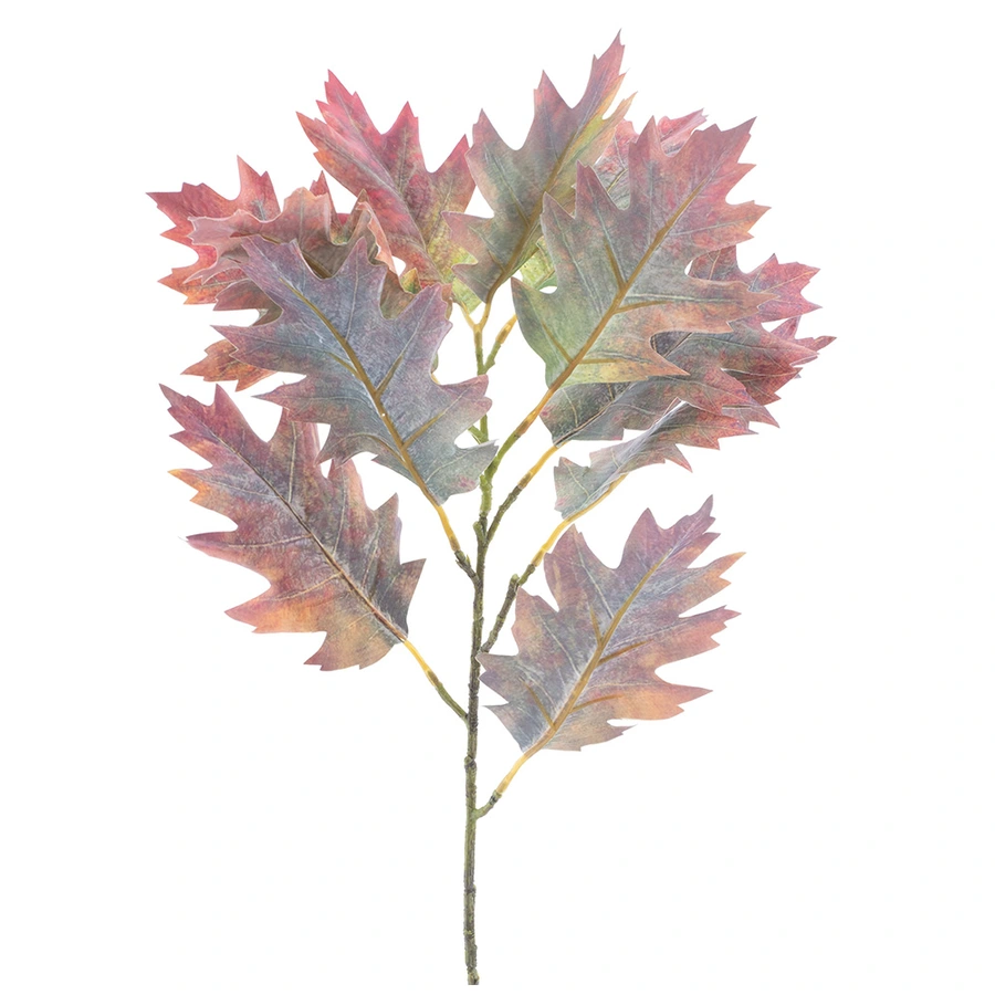 Kunsttak Rock Maple Leaf Burgundy - 70 cm