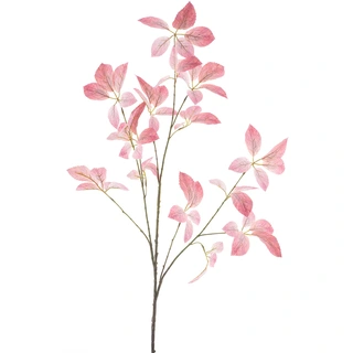 Kunsttak Star leaf branche Mirja pink 123 cm