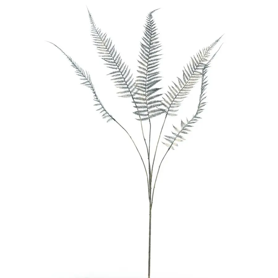 Kunsttak Sword Fern Spray Kula Zwart - 119 cm