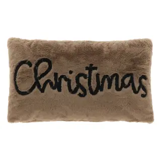 Unique Living Kussen Christmas 30x50 cm - Taupe