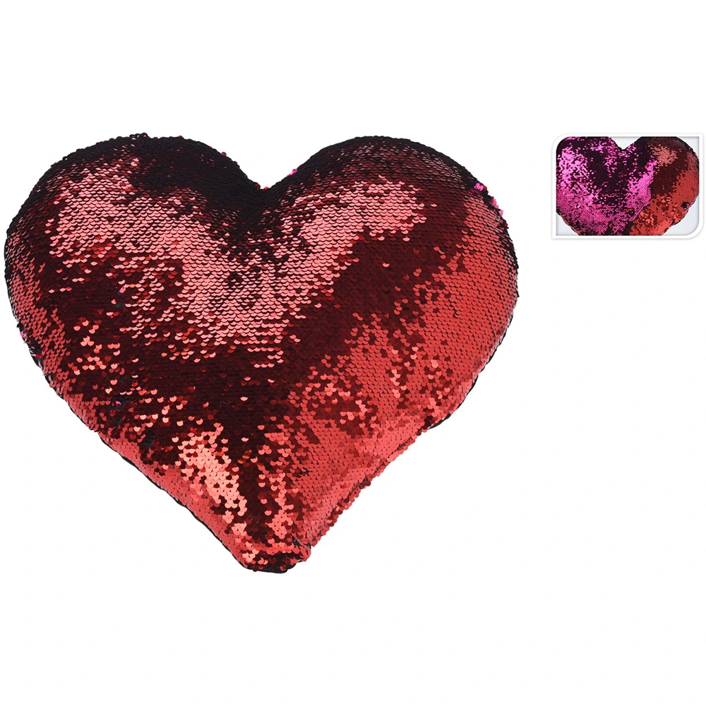 Hart Rood Rozig Kussen Hart Rood/Roze - 40x40 cm | Tuincentrum De Boet