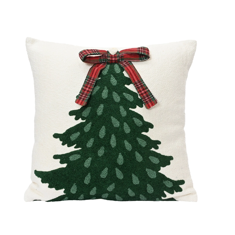 Kerstkussen Strik Kerstboom