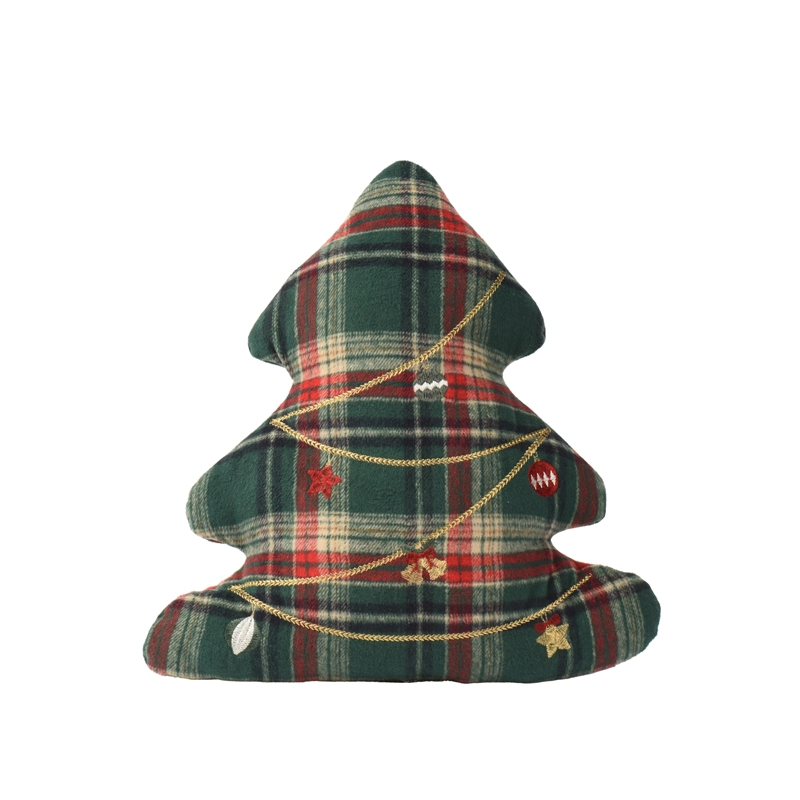 Kerstkussen Versierd Kerstboom