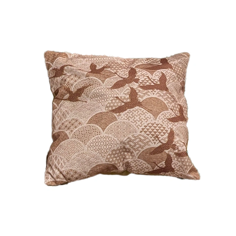 Sierkussen Vogels Bruin - 45x45 cm