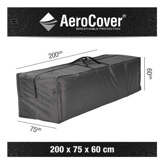 AeroCover Kussentas 200x75x60 - Antraciet - afbeelding 2