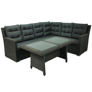 Your Own Living La valle lounge- diningset - Zwart