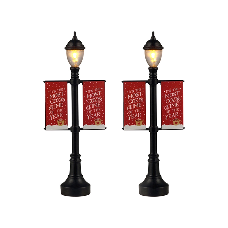 Lemax Lamp Post Banners - 2 st.