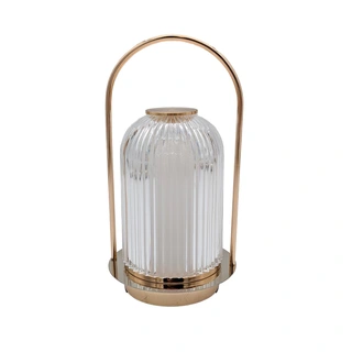 Tafellamp Oplaadbaar Philine Goud - Ø11x23 cm