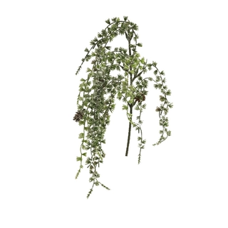 Kunsttak Lariks Indy Iced w/cones Small Groen - 80 cm