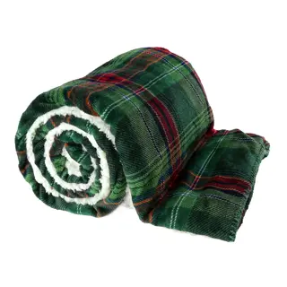 Unique Living Larsson plaid 150x200 - Dark Green