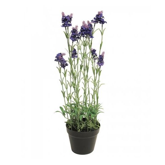 Kunst Lavendel Plant in pot 65 cm - Paars