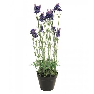 Kunst Lavendel Plant in pot 65 cm - Paars