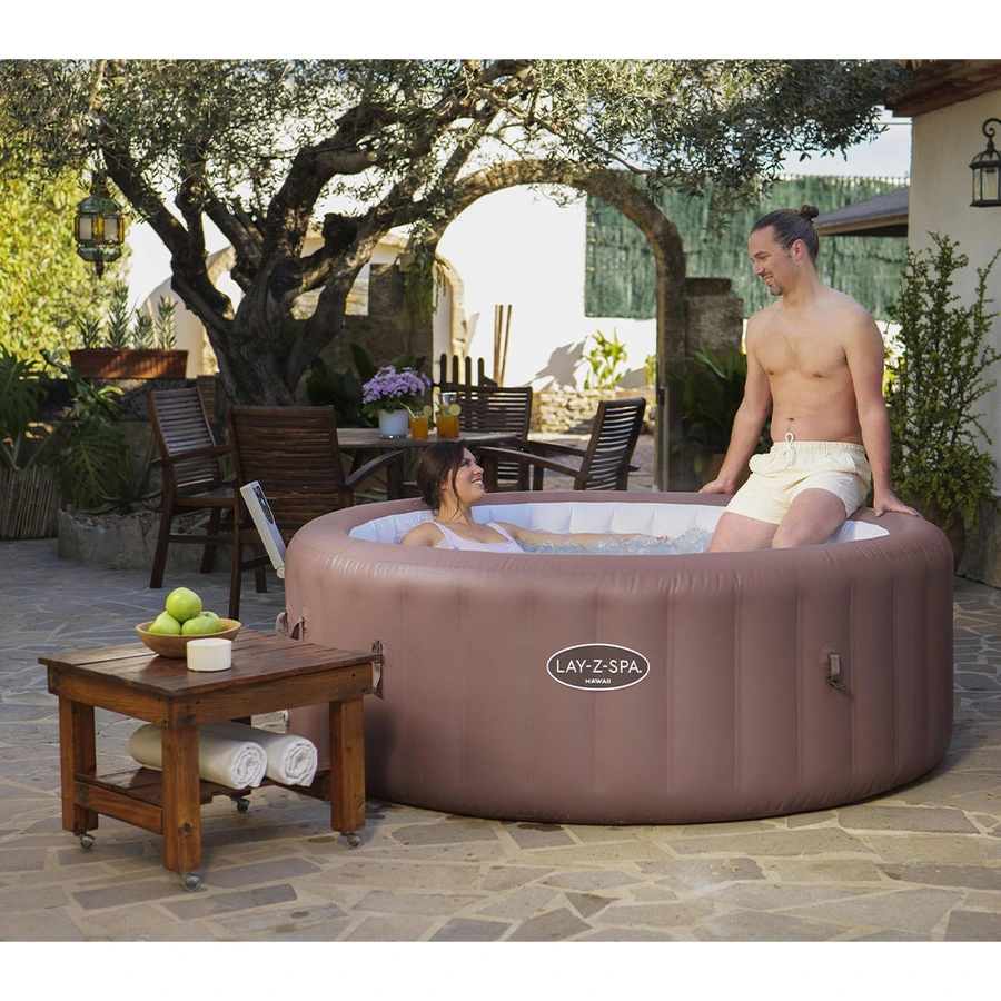 Lay-Z-Spa Hawaii Smart Airjet 6 Terracotta - Ø196 cm - afbeelding 7