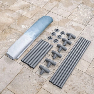 Lay-Z-spa Ijsbad Frame Glacial Dip Pod Rond - Ø90 cm - afbeelding 4