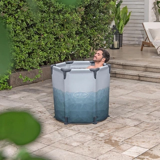 Lay-Z-spa Ijsbad Frame Glacial Dip Pod Rond - Ø90 cm - afbeelding 6