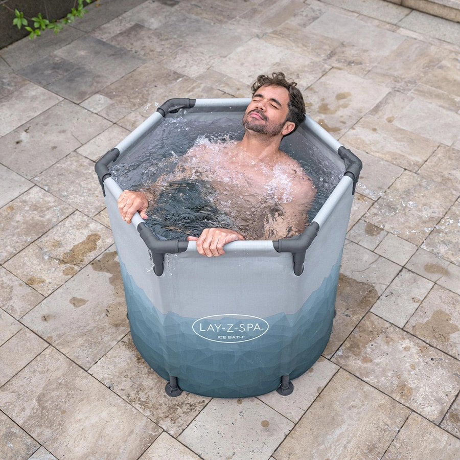 Lay-Z-spa Ijsbad Frame Glacial Dip Pod Rond - Ø90 cm - afbeelding 7
