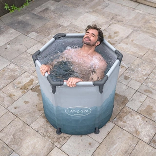 Lay-Z-spa Ijsbad Frame Glacial Dip Pod Rond - Ø90 cm - afbeelding 7