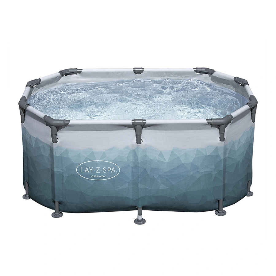 Lay-Z-spa Ijsbad Frame Glacial Dip Tub Ovaal - 150 cm - afbeelding 2