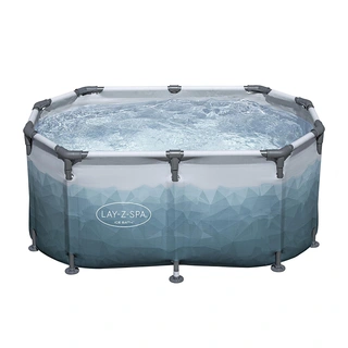 Lay-Z-spa Ijsbad Frame Glacial Dip Tub Ovaal - 150 cm - afbeelding 2