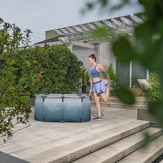 Lay-Z-spa Ijsbad Frame Glacial Dip Tub Ovaal - 150 cm - afbeelding 5