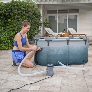 Lay-Z-spa Ijsbad Frame Glacial Dip Tub Ovaal - 150 cm - afbeelding 11