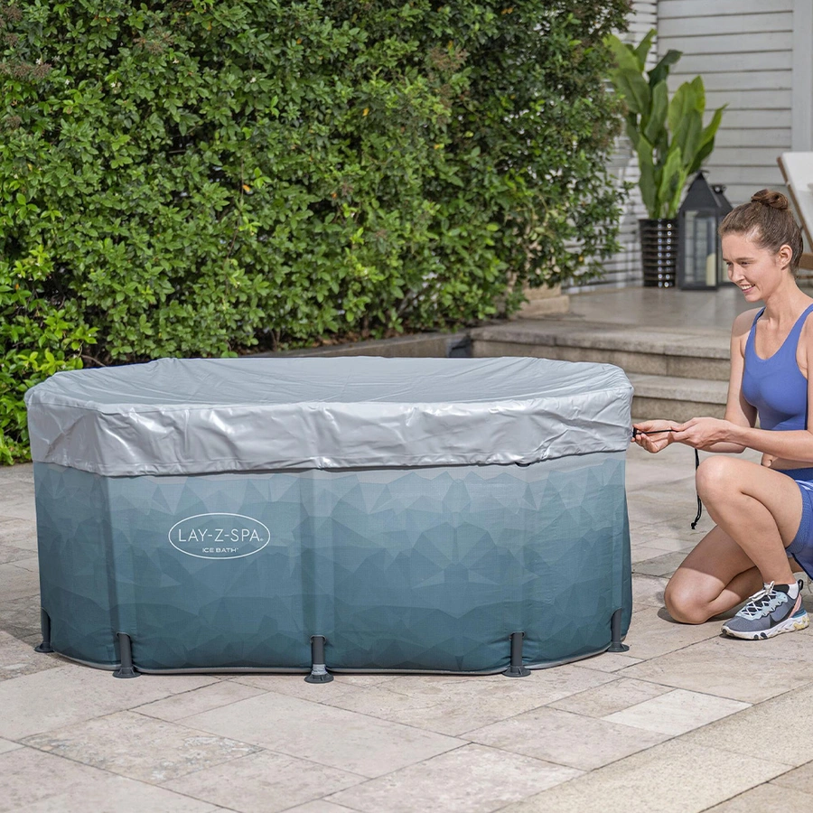 Lay-Z-spa Ijsbad Frame Glacial Dip Tub Ovaal - 150 cm - afbeelding 13