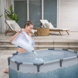 Lay-Z-spa Ijsbad Frame Glacial Dip Tub Ovaal - 150 cm - afbeelding 14