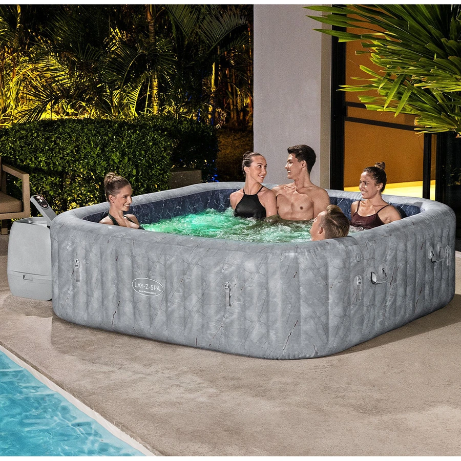 Lay-Z-Spa San Francisco Hydrojet Pro 7 Grijs Marble - 230x230 cm - afbeelding 11