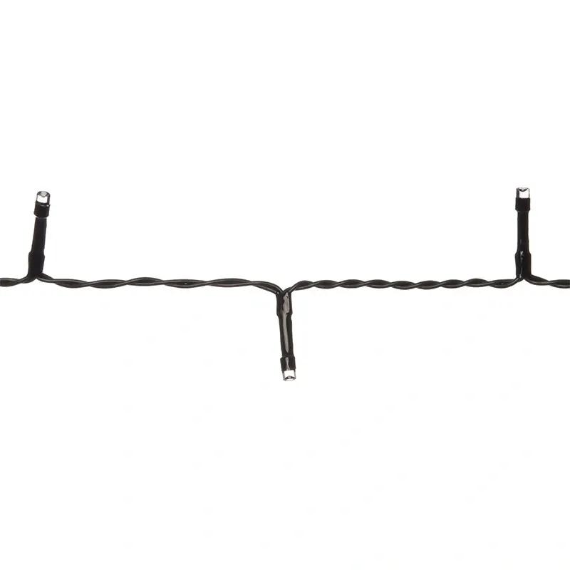 LED Kerstboomverlichting Zwart 1,5 m - Warm wit - afbeelding 2