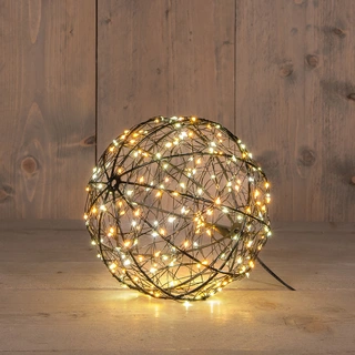 LED Bal Metaal Duo Flash - Ø18 cm - afbeelding 1