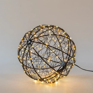 LED Bal Metaal Duo Flash - Ø18 cm - afbeelding 2