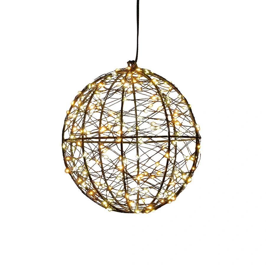 LED Bal Metaal Duo Flash - Ø18 cm - afbeelding 3