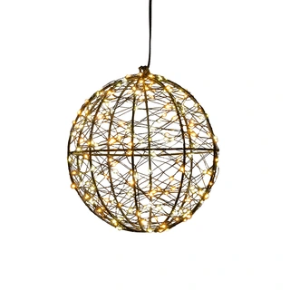 LED Bal Metaal Duo Flash - Ø18 cm - afbeelding 3